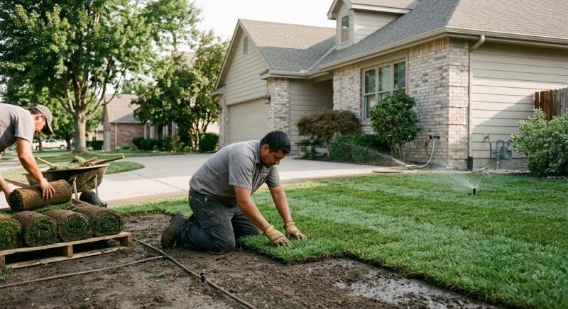 Bluegrass Sod Installation in Aiken, SC